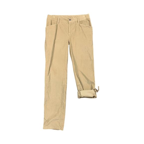 The North Face Pants Women S Small Khaki Convertible Capri Stretch Outdoor - Picture 1 of 12